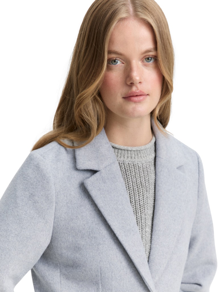 Tom Tailor denim Damen Mantel Cement Grey Mã©