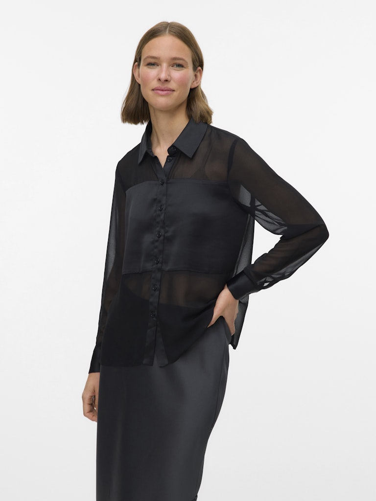 Vero Moda Damen Blusen Black