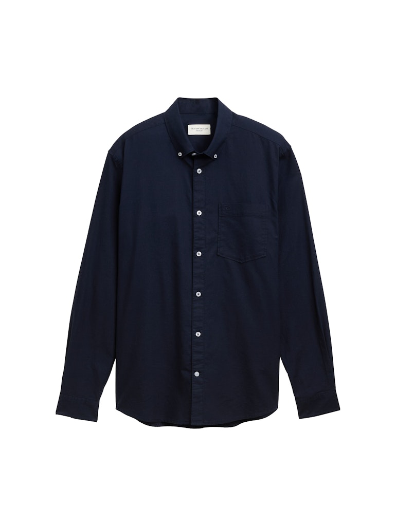 Tom Tailor Herren Hemden lang Navy