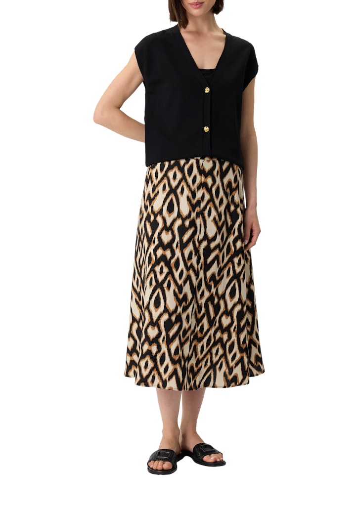 Comma Damen Indoorwesten Grey/Black