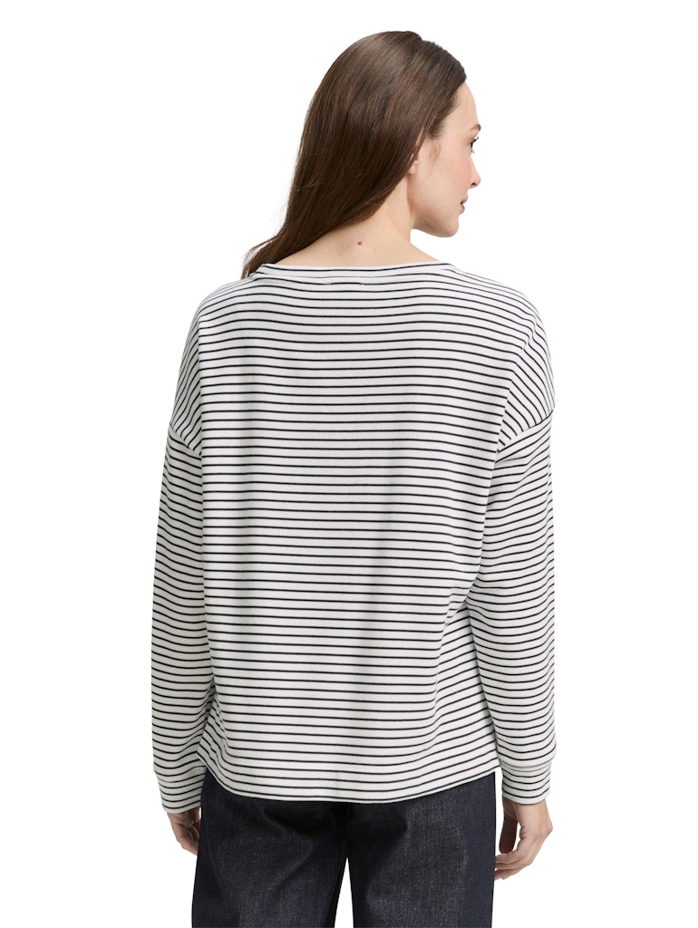 Tom Tailor Damen Sweatshirts Eclipse Blue Of