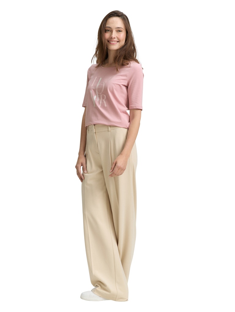 Tom Tailor Damen T-Shirts Morning Pink