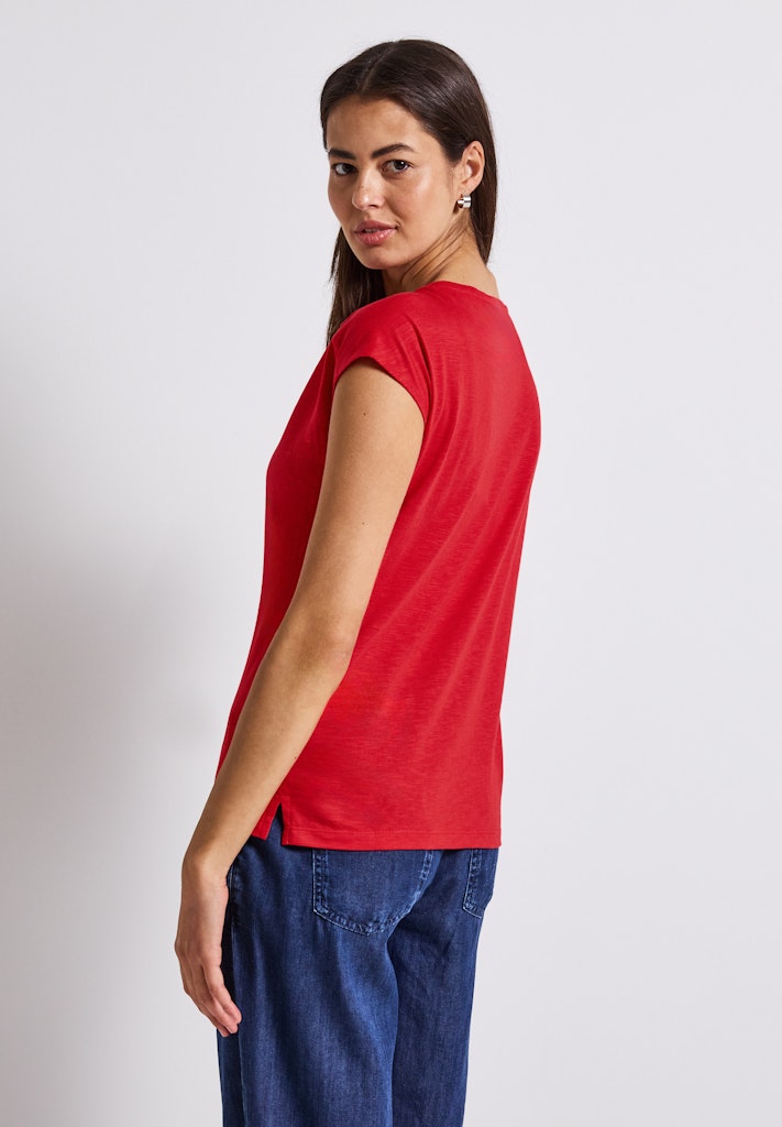 Street One Damen T-Shirts  Glory Red