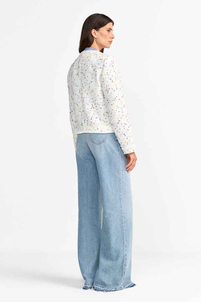 Rich & Royal Damen Blazer Pearl White