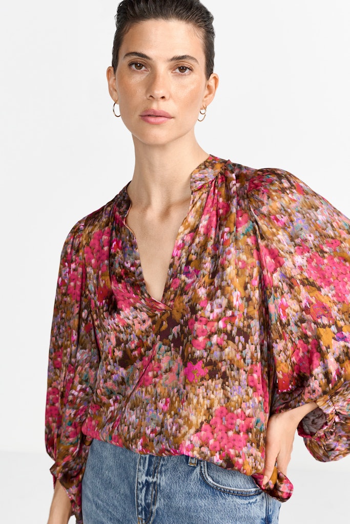 Rich & Royal Damen Blusen Ruby Glow