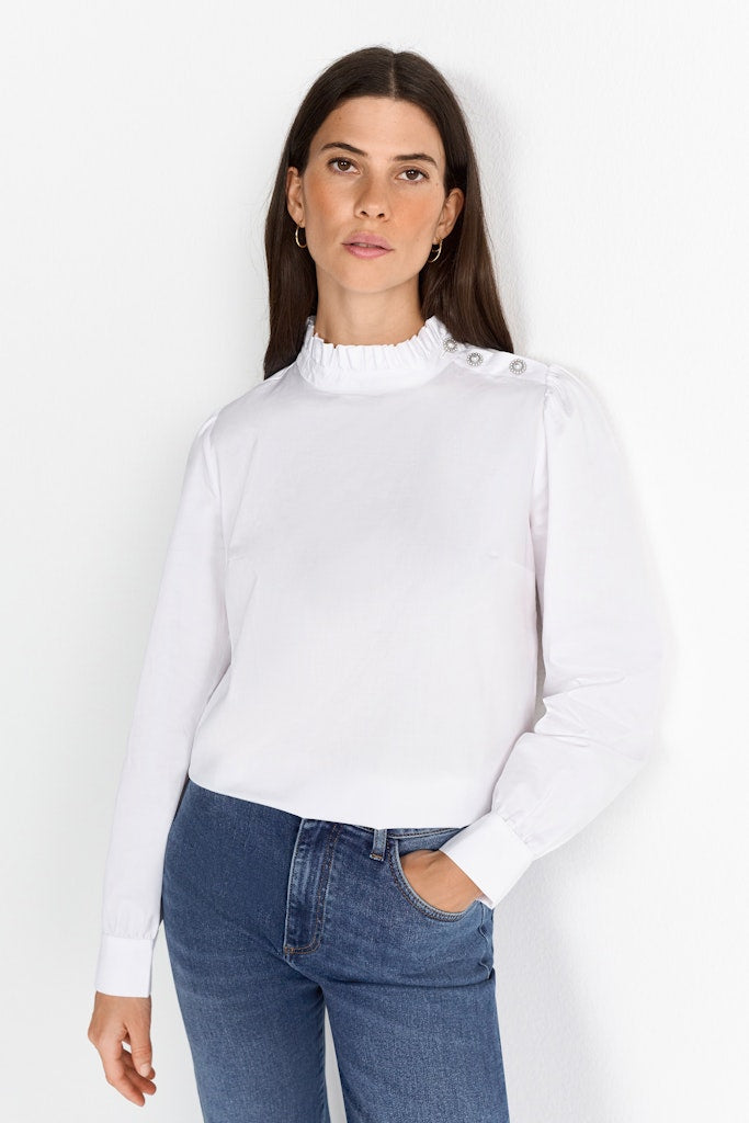 Rich & Royal Damen Blusen White