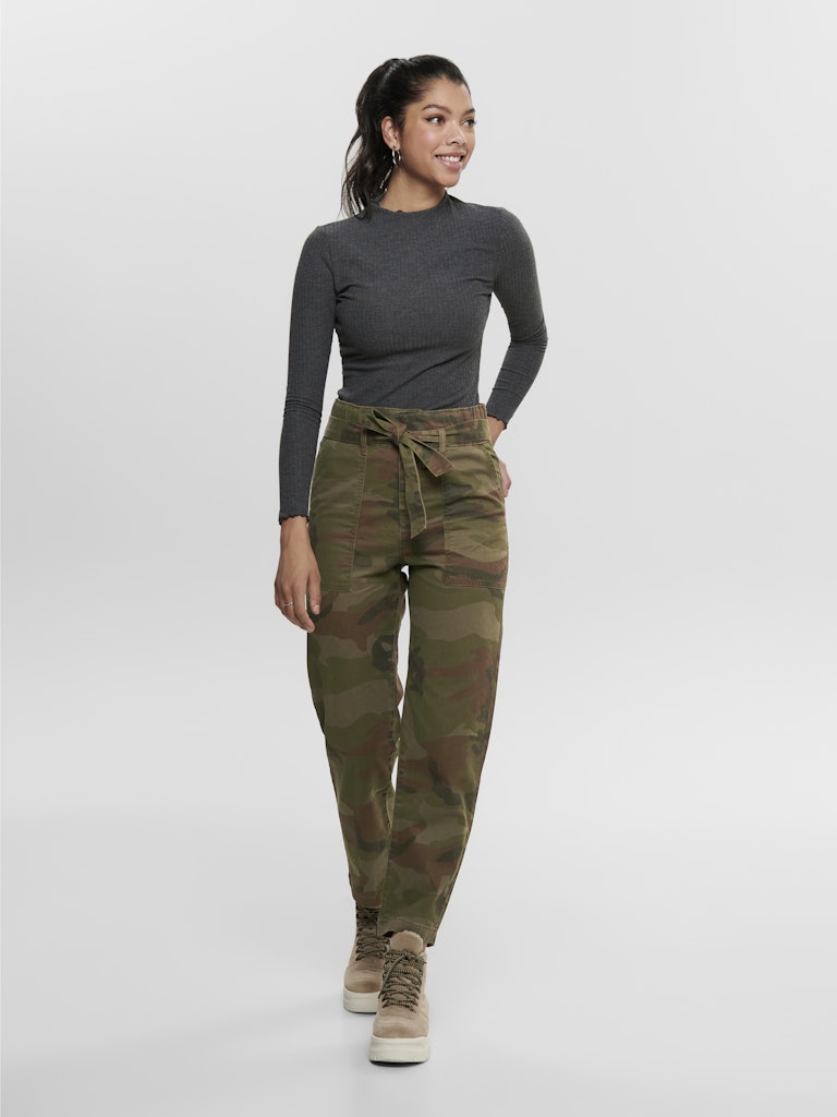 only Damen Tops Dark Grey Melan