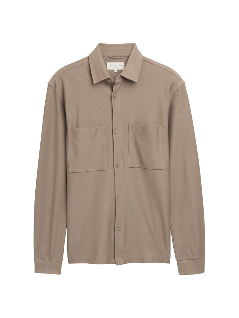 Tom Tailor denim Herren Hemden lang Roasted Nut Bro