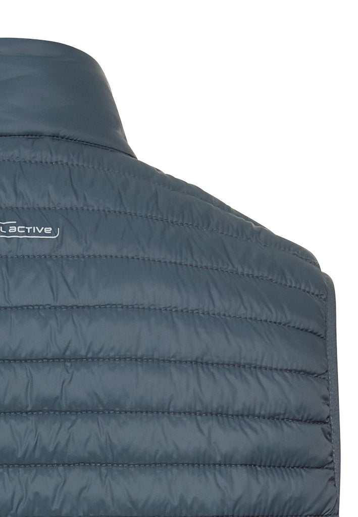 Camel active Herren Westen  Tinted Blue