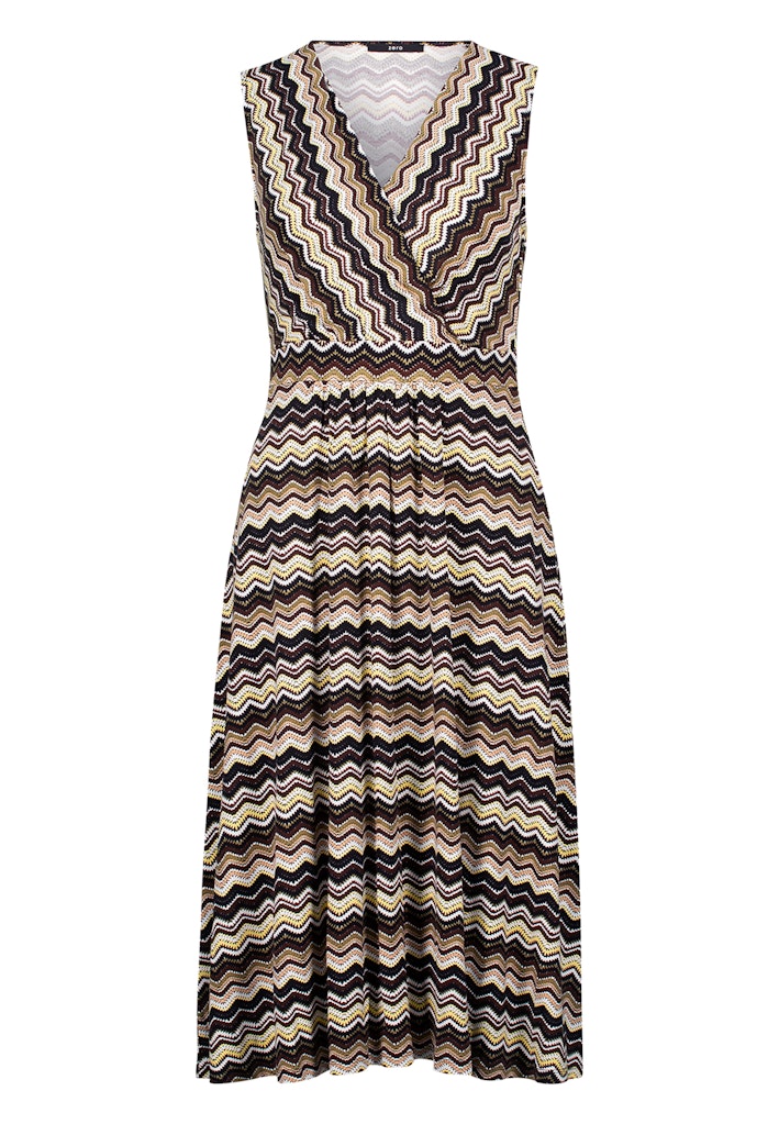 Zero Damen Kleider Beigeblack