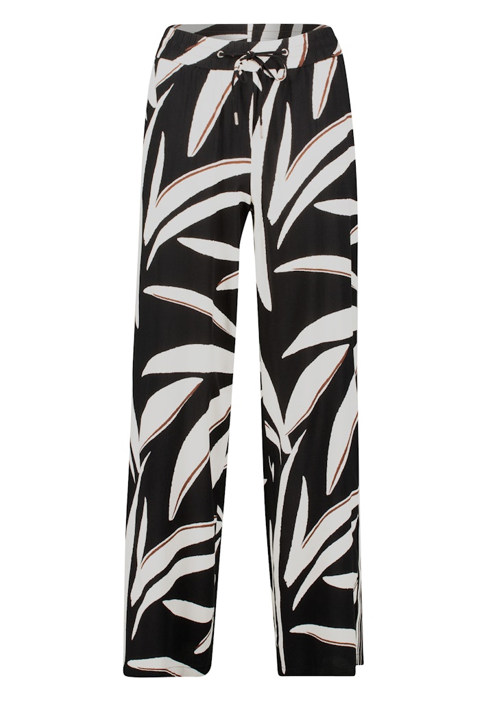 Zero Damen Hosen Blackcream