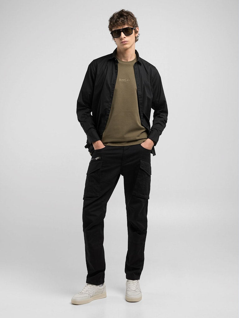 Replay Herren Hosen  Black