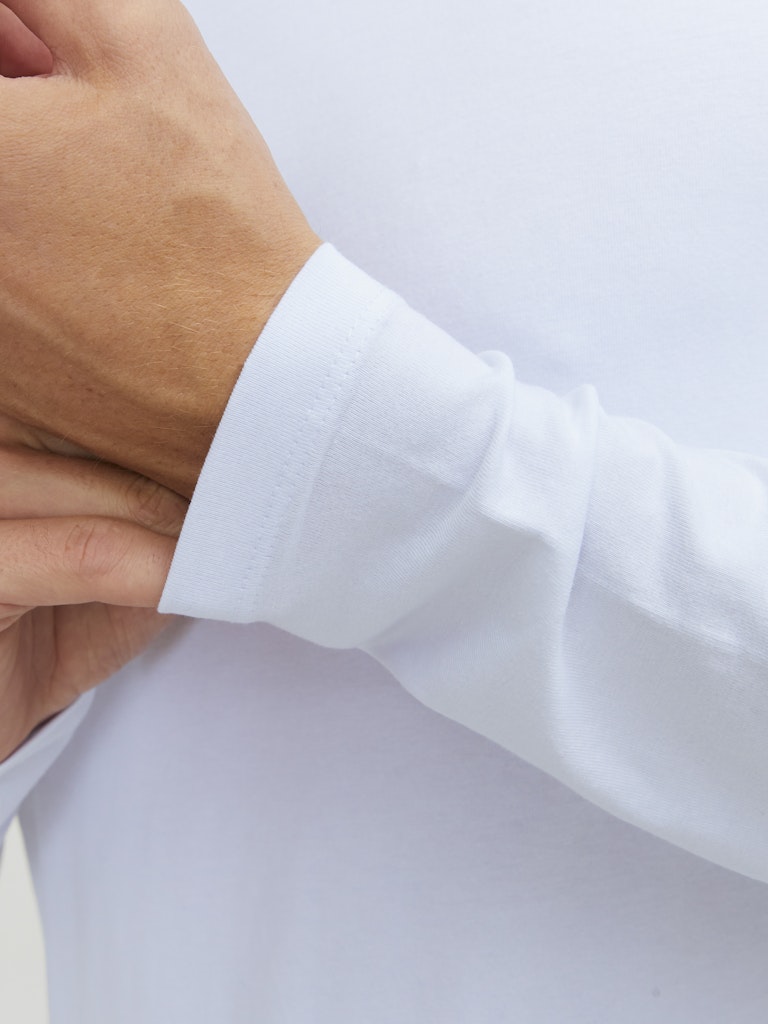 Jack & Jones Herren T-Shirts kurz Opt White