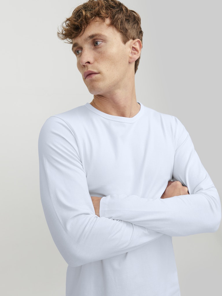 Jack & Jones Herren T-Shirts kurz Opt White