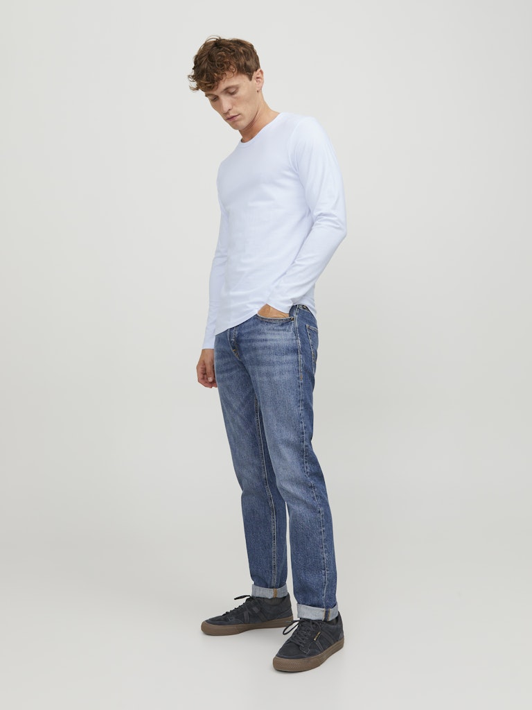 Jack & Jones Herren T-Shirts kurz Opt White
