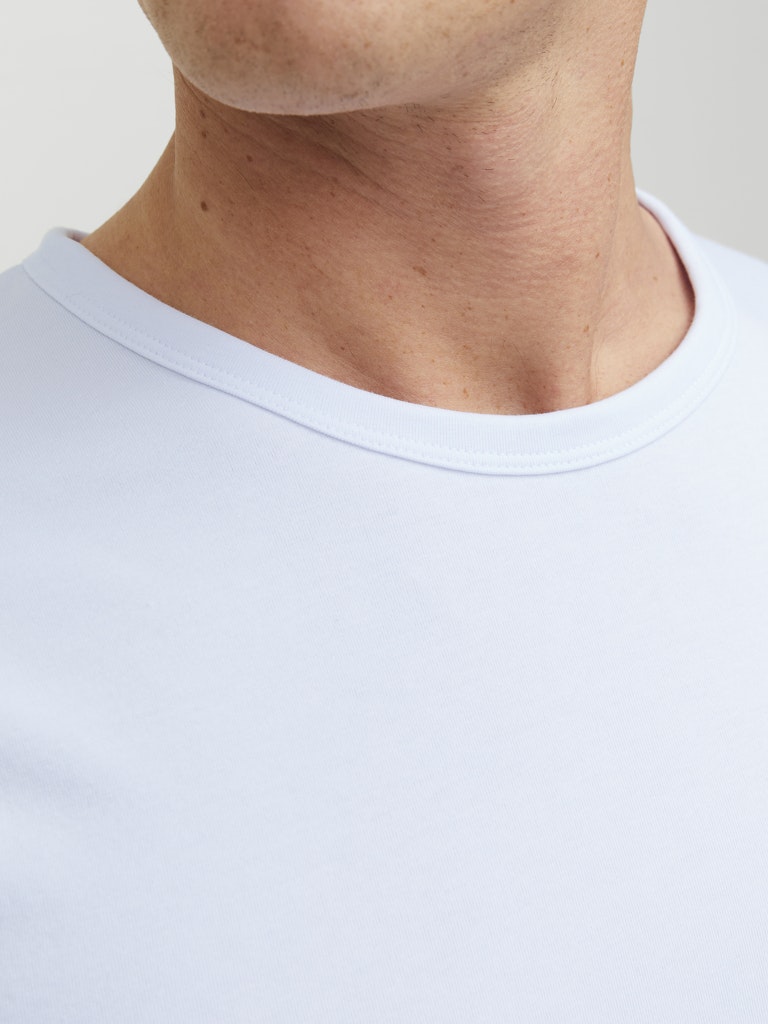 Jack & Jones Herren T-Shirts kurz Opt White