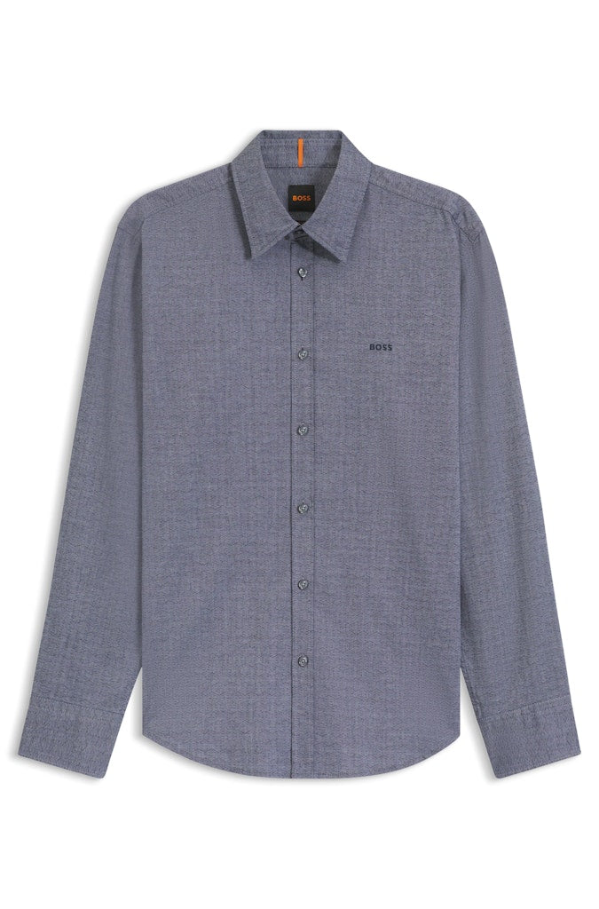 Boss Orange Herren Hemden  Dark Blue