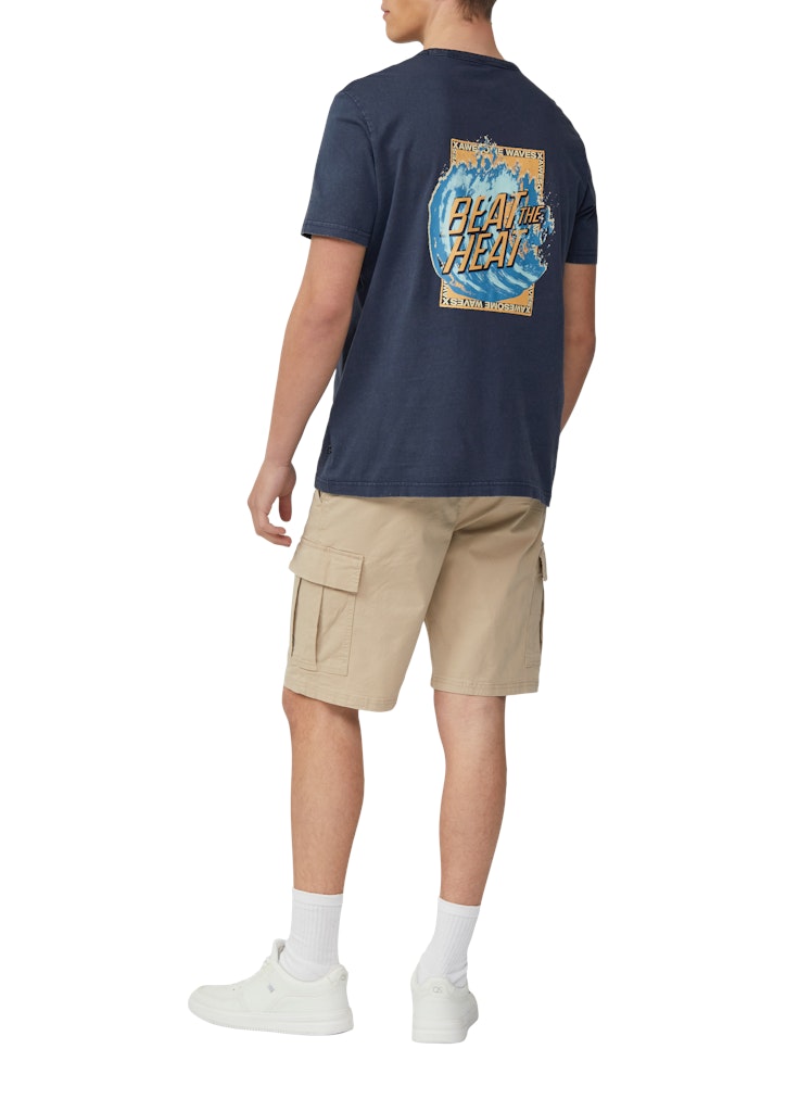 QS by S.Oliver Herren T-Shirts kurz Blue