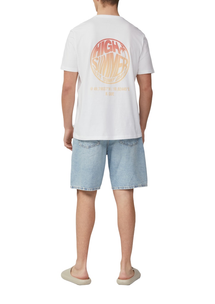 QS by S.Oliver Herren T-Shirts kurz White