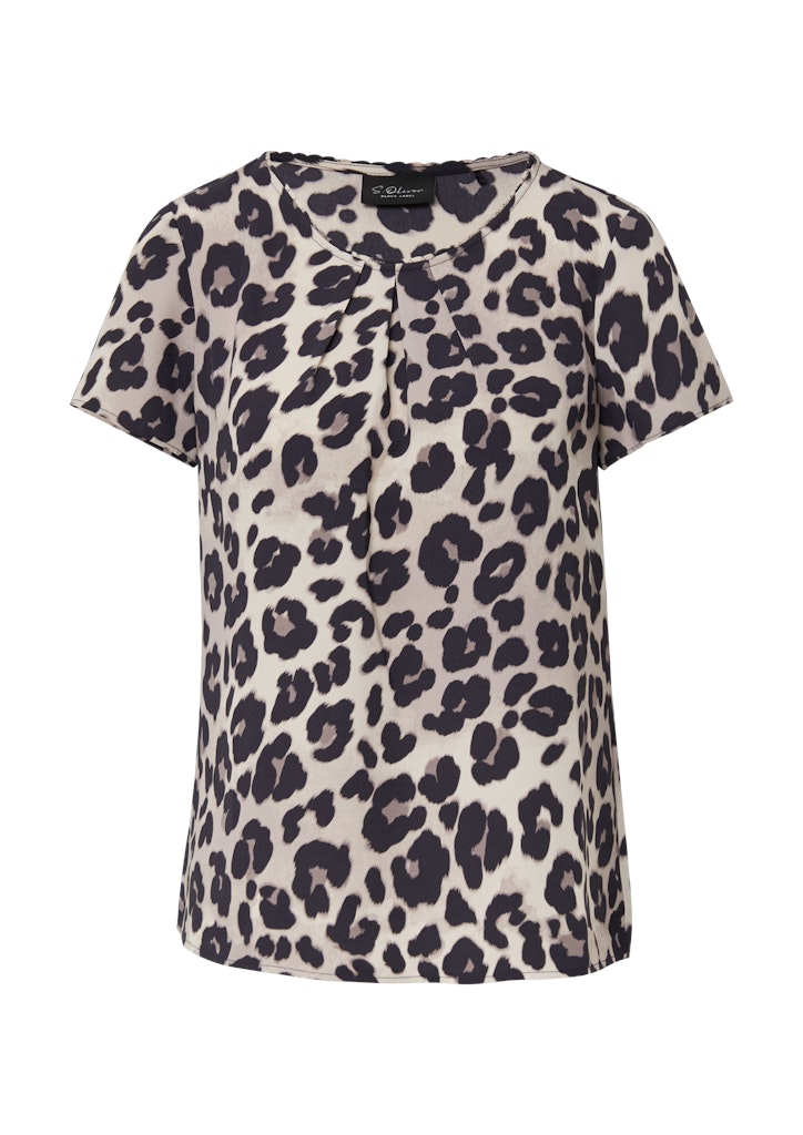 S. Oliver black Damen Blusen Grey/Black
