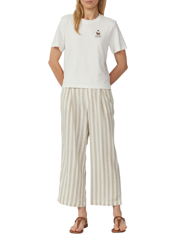 S. Oliver red Damen T-Shirts White