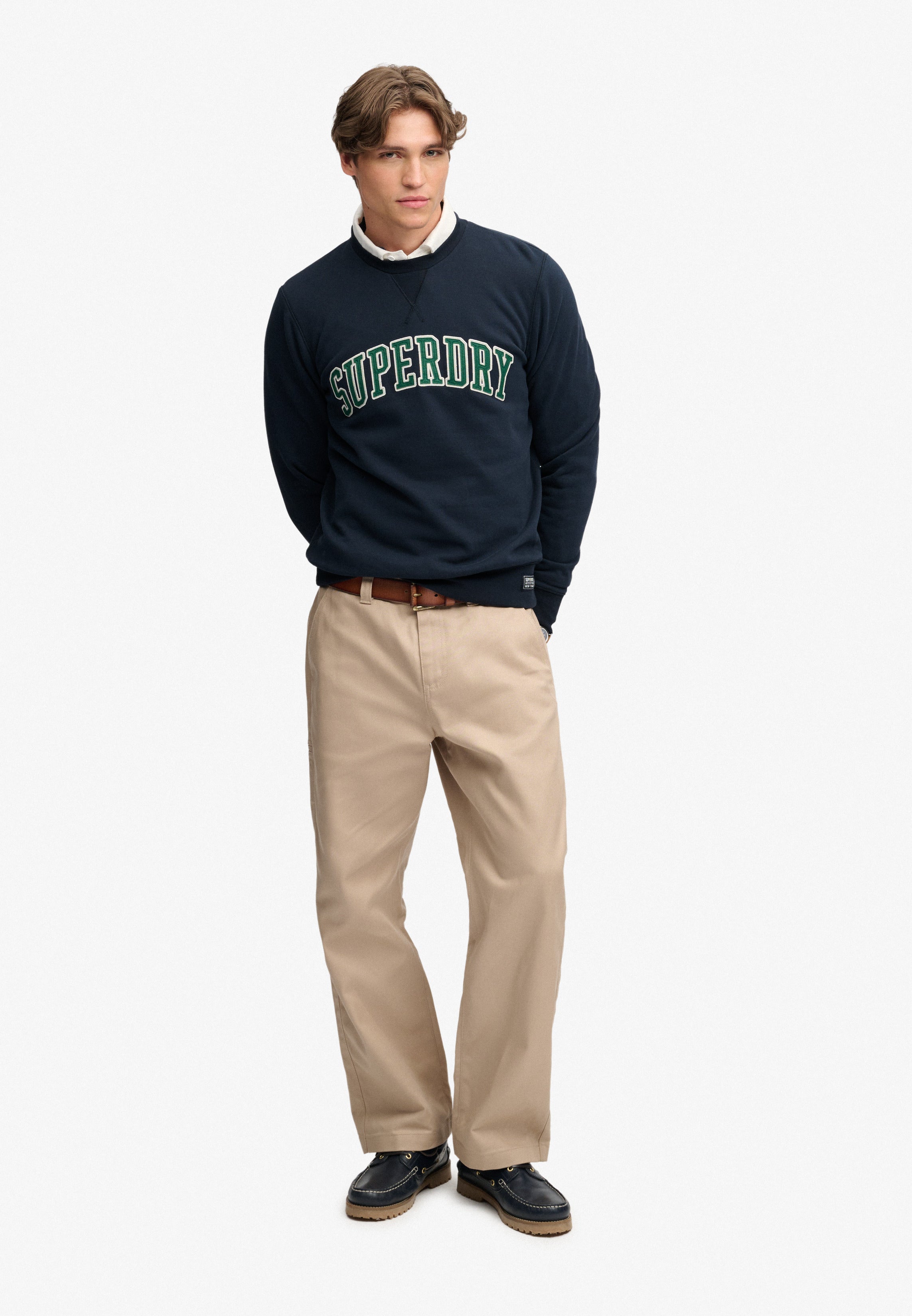 Superdry Men Herren Sweatshirts T Eclipse Nav