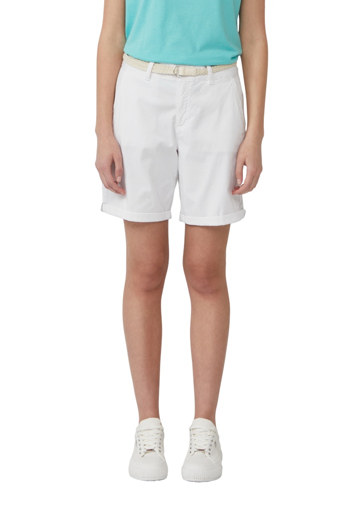 S. Oliver red Damen Shorts White