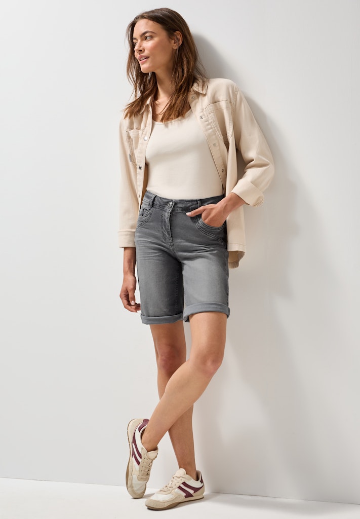 Cecil Damen Hosen  Mid Grey