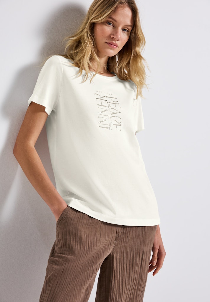 Street One Damen T-Shirts  Off White