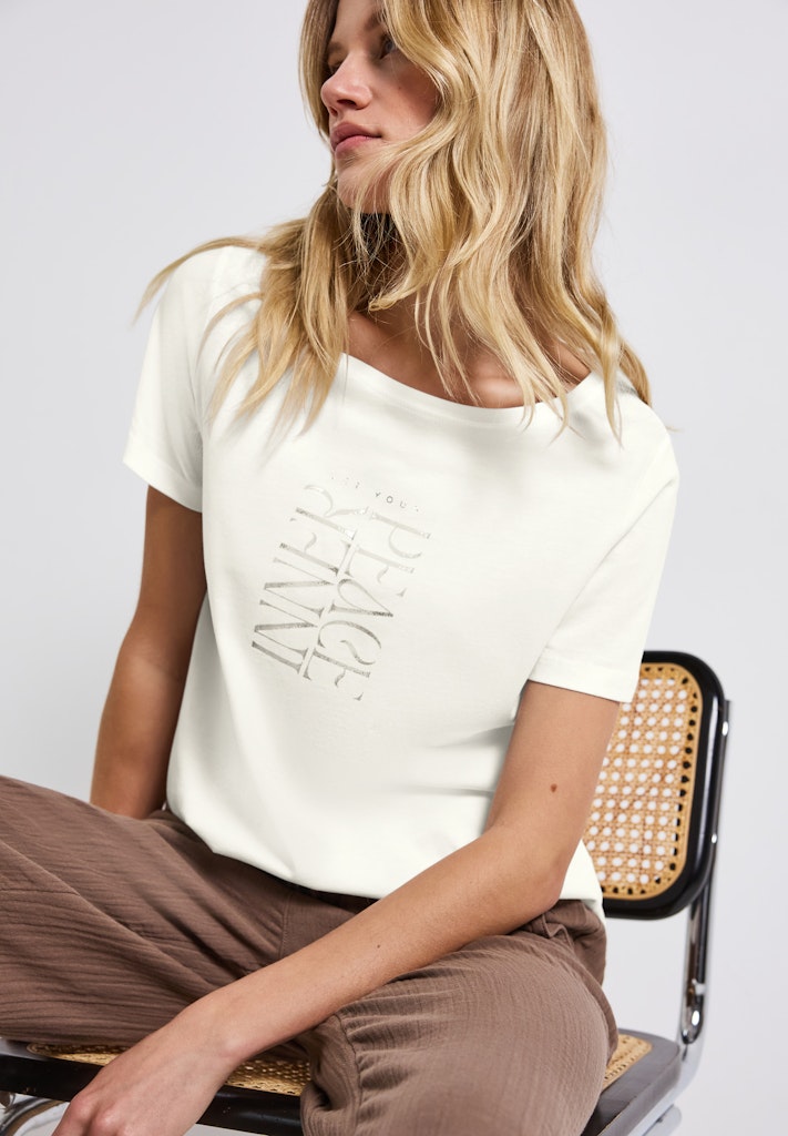 Street One Damen T-Shirts  Off White