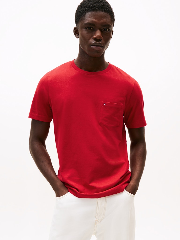 Tommy Hilfiger Herren T-Shirts kurz Xld Red