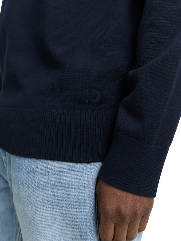 Tom Tailor denim Herren Pullover Dark Navy