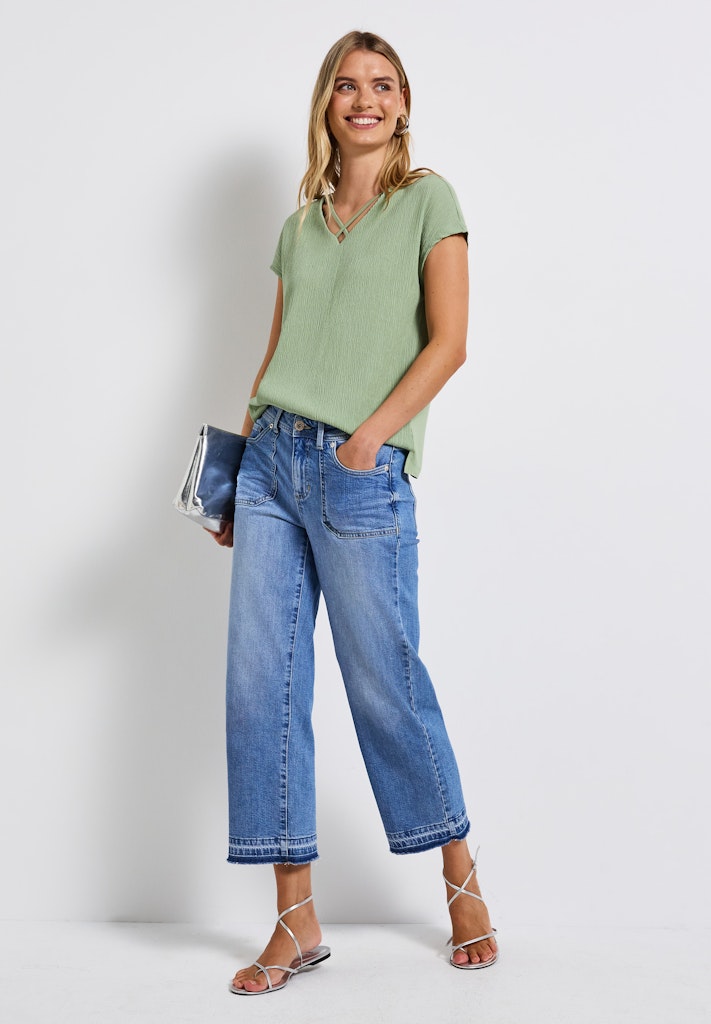 Street One Damen T-Shirts  Soft Jade