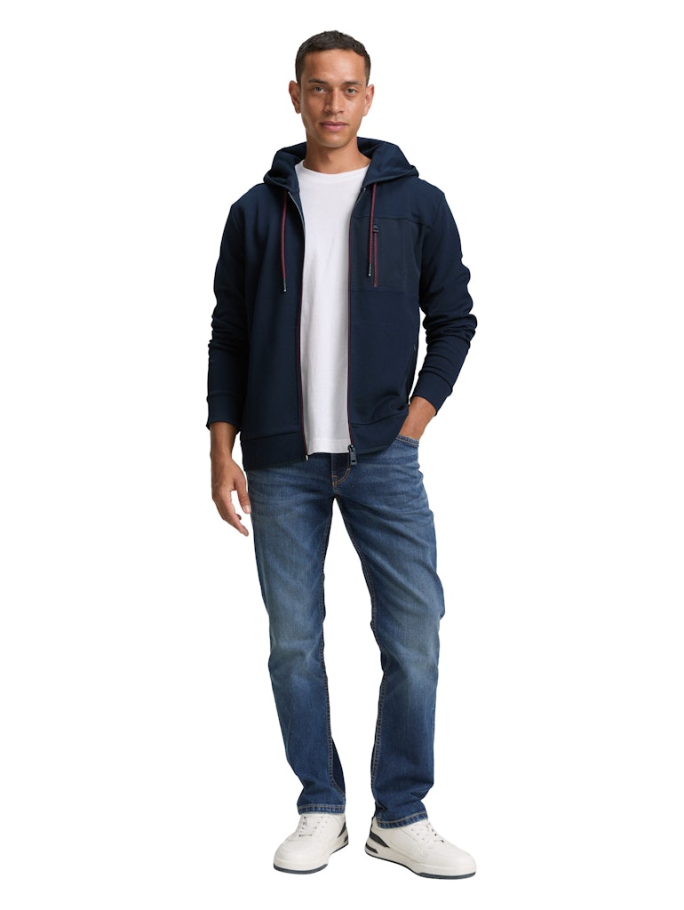 Tom Tailor Herren Sweatshirts Sky Captain Blu
