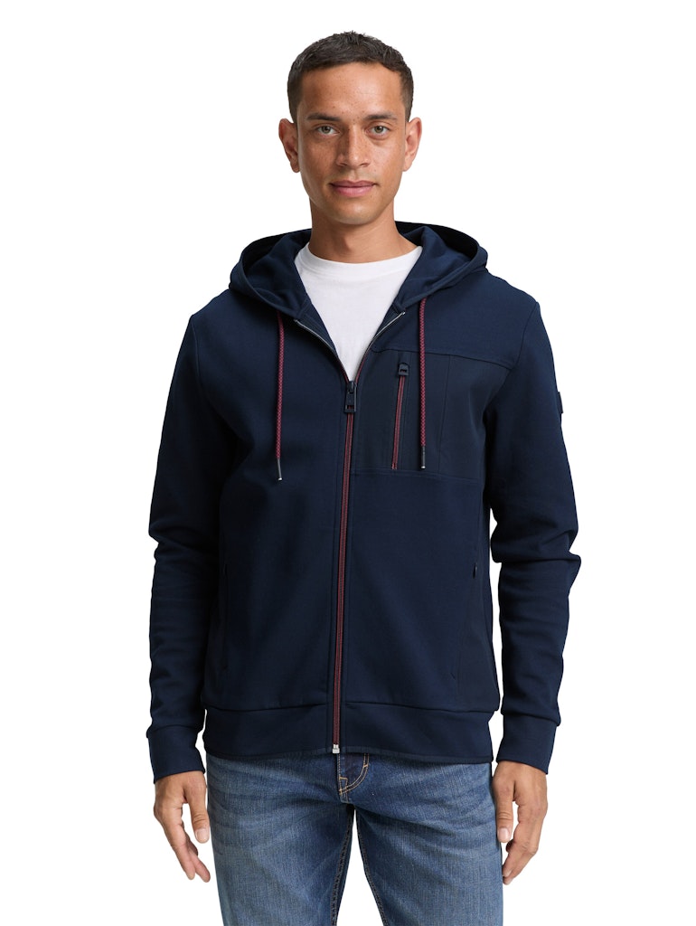 Tom Tailor Herren Sweatshirts Sky Captain Blu