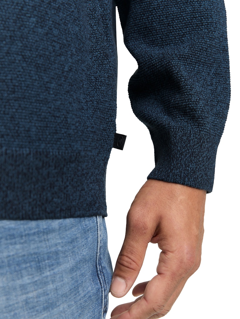 Tom Tailor Herren Pullover Real Teal Navy