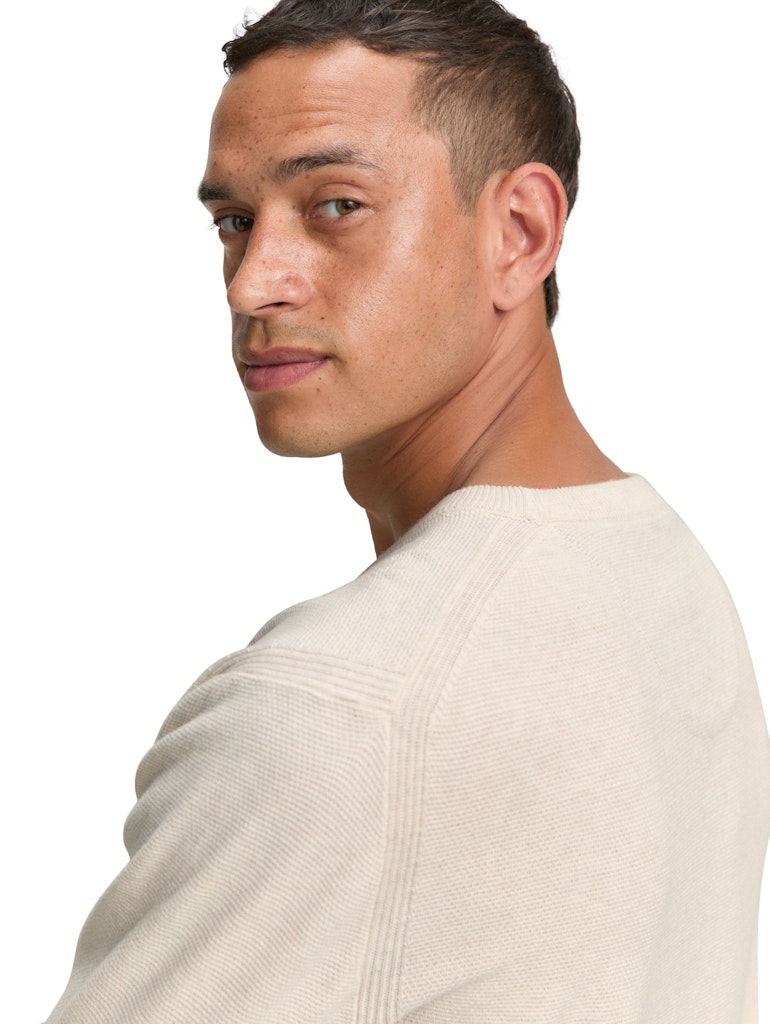 Tom Tailor Herren Pullover Soft Buttercrea