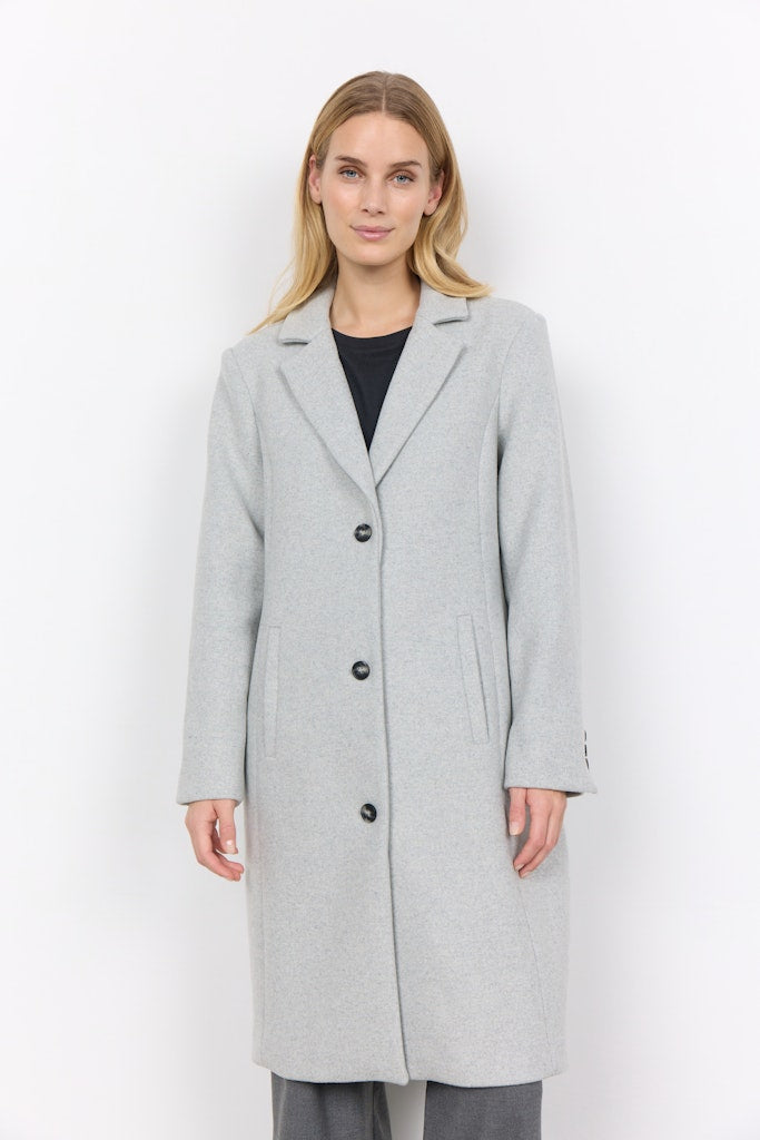 Soya Concept Damen Jacken Lt Grey Melange