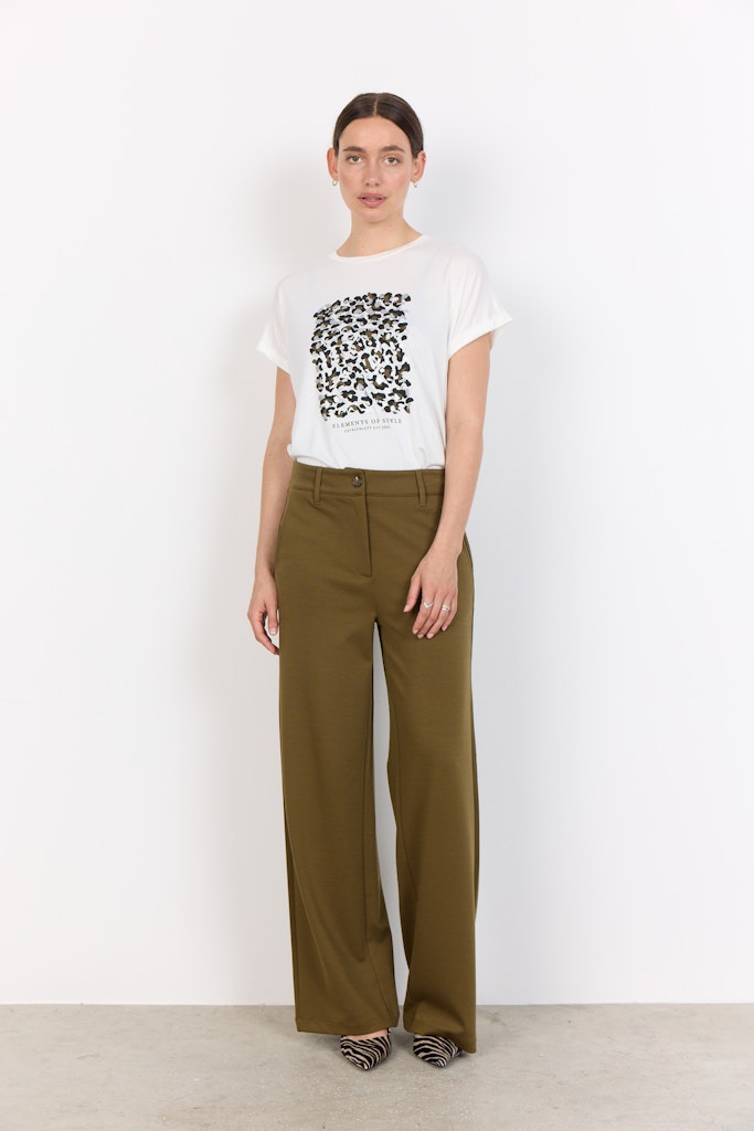 Soya Concept Damen T-Shirts Offwhite