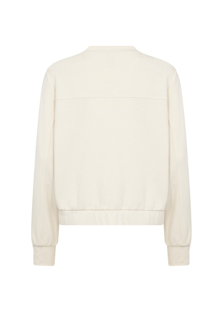 Soya Concept Damen Strickjacken Cream