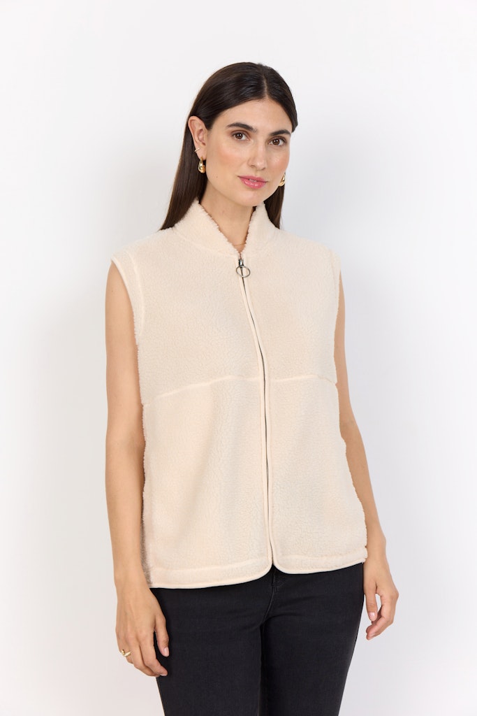 Soya Concept Damen Indoorwesten Cream
