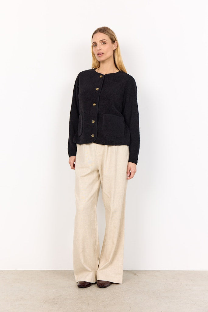 Soya Concept Damen Strickjacken Black