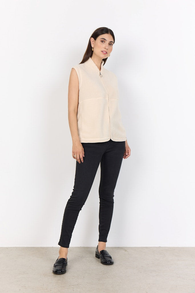 Soya Concept Damen Indoorwesten Cream