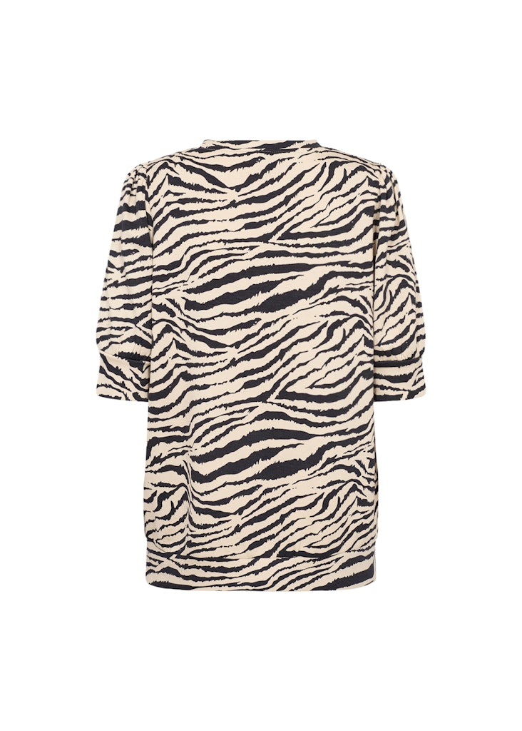 Soya Concept Damen Blusen Black Combi