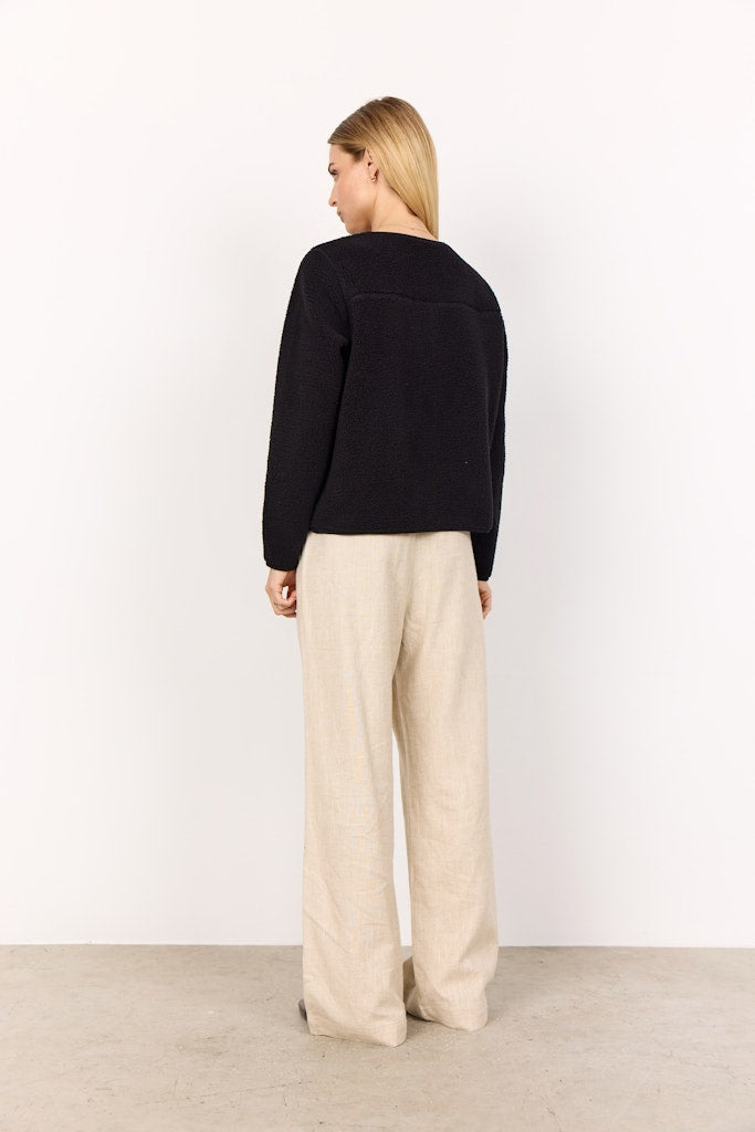 Soya Concept Damen Strickjacken Black