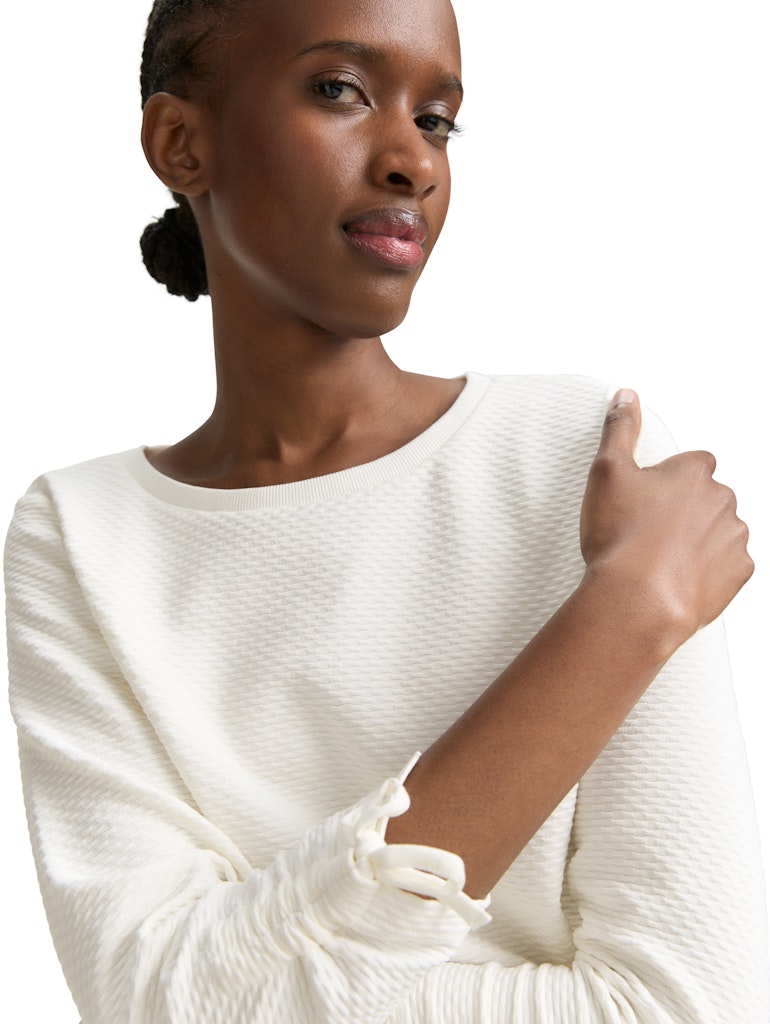 Tom Tailor denim Damen Sweatshirts Off White