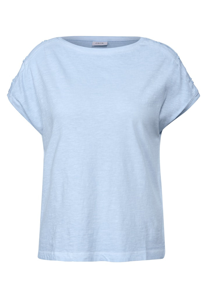 Cecil Damen T-Shirts  Pastel Bl