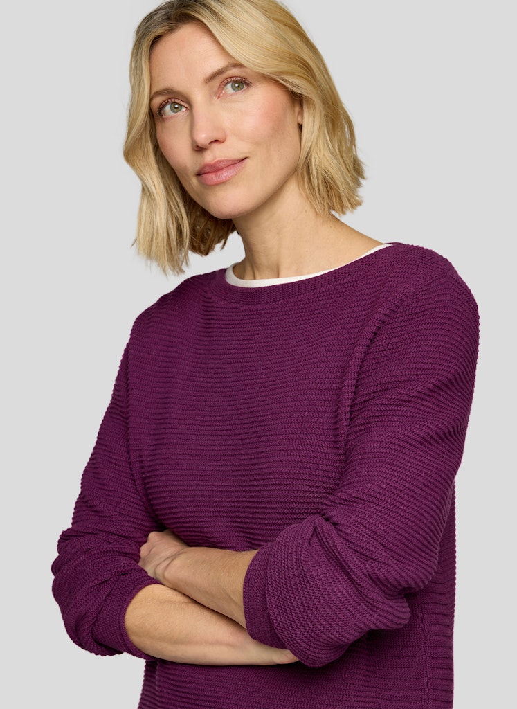 Rabe Damen Pullover Malve