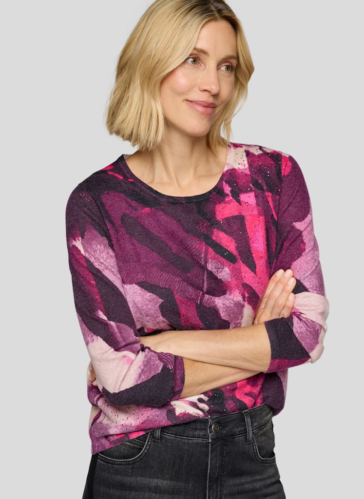 Rabe Damen Pullover Pflaume