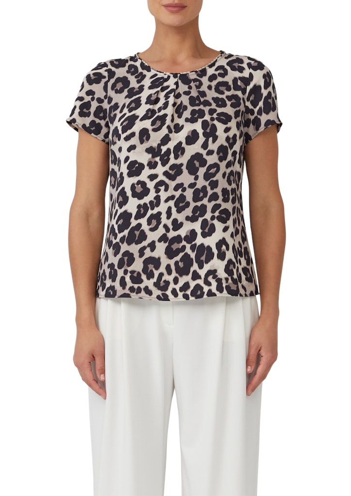 S. Oliver black Damen Blusen Grey/Black